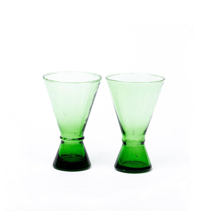 כוסות מגנוליה ירוקה - עיצוב בסגנון מרוקאי